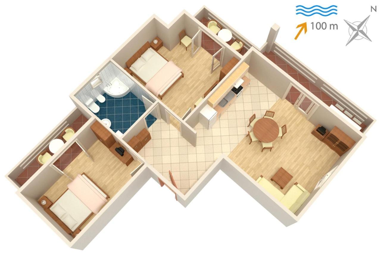Apartment Kali 834A Eksteriør bilde